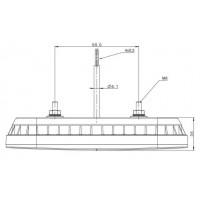 Фонарь задний светодиодный Fristom 3-функции FT-320 LED 