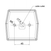 Ліхтар задній Fristom 3-функції FT-122 LED Ліхтар задній Fristom 3-функції FT-122 LED