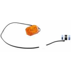 Боковой оранжевый контурно-габаритный фонарь с отражателем и проводом Aspock Flexipoint I 105710
