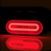 Ліхтар габаритний Fristom червоний з відбивачем та дротом FT-072 C LED