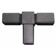 З'єднувач каркаса тенту Т-подібний, метал. сердечник+пластик, 30х30х2мм 202791
